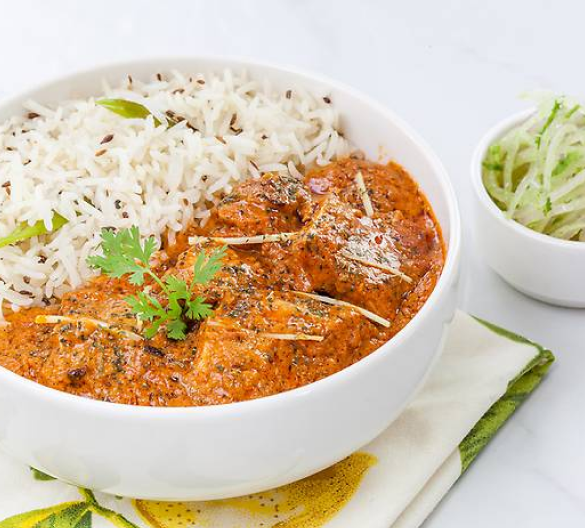 Any Non-veg Curry + Jeera Rice | Fireside Indian Bar & Restaurant